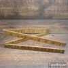 Vintage 24” Rabone No: 1167 Boxwood & Brass Folding Ruler - Good Condition