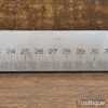 Vintage 50cm 0.7 Single Sided Steel Metric Contraction Ruler - Good Condition