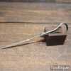 Vintage Cast Steel Needle File Holder With File - Good Condition