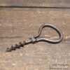 Antique Folding Cast Steel Pocket Corkscrew - Good Condition.