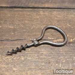 Antique Folding Cast Steel Pocket Corkscrew - Good Condition.