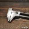 Antique 12” Adjustable Spanner Wrench With Twisted Handle - Good Condition