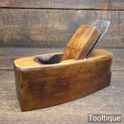Vintage Carpenter’s Beechwood Smoothing Block Plane - Refurbished