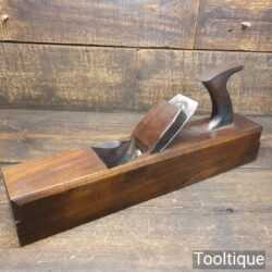 Antique W. Greenslade Bristol Carpenter’s 17” Beechwood Jack Plane - Lapped Flat