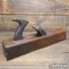 Antique W. Greenslade Bristol Carpenter’s 17” Beechwood Jack Plane - Lapped Flat