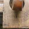 Antique Richard Melhuish 1826-1903 Carpenter's Beechwood & Brass Cutting Gauge