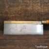 Vintage 6” Gentleman’s Brass Back Saw 15 TPI - Sharpened Refurbished