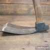 Vintage Brades & Co Carpenter’s Adze Hickory Handle - Sharpened Honed