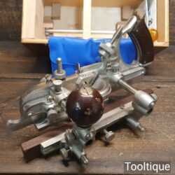 Superb Vintage Boxed Record No: 405 Combination Plough Plane Complete