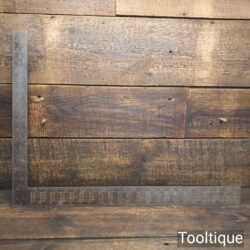 Vintage Stanley USA No: R100B Steel Roofing Square - Good Condition