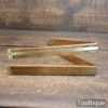Vintage J. Rabone No: 1203 Boxwood & Brass Folding Rule - Fair Condition