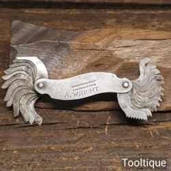 Vintage Brown & Sharpe Mfg USA No: 637 Whitworth Thread Gauge - Good Condition