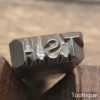 Early Antique Craftsman’s Name Stamp Used For Marking Tools