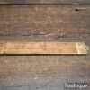 Vintage No: 11 Boxwood & Brass 24” Folding Ruler - Fair Condition
