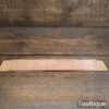 Vintage 13” x 2” Leather Strop Mahogany Backing Board - Unused Condition