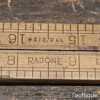 Vintage J. Rabone No: 1375 Boxwood & Brass 24” Folding Ruler - Broad Arrow 1945