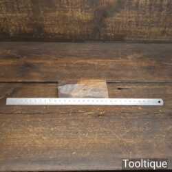Vintage Schwind-Mass 30cm 2,0 Metric Contraction Steel Ruler - Good Condition