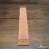 Vintage 13” x 2” Leather Strop Mahogany Backing Board - Unused Condition