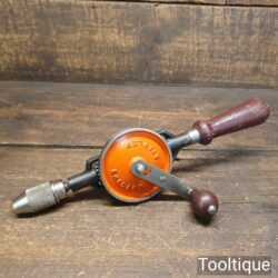 Vintage Stanley No: 803 Double Pinion Egg Beater Hand Drill - Good Condition