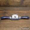 Vintage Record No: A151 Adjustable Curved Sole Metal Spokeshave - Fully Refurbished