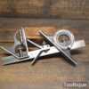 Vintage Moore & Wright No: 990 Cast Steel Combination Square Protractor & Centre Finder