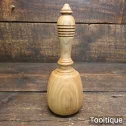 Nice Solid Ash 5oz Woodcarving Tapping Mallet 3” Head - Unused