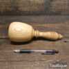 Nice Solid Ash 5oz Woodcarving Tapping Mallet 3” Head - Unused