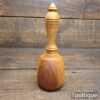Nice Solid Cherry 5oz Woodcarving Tapping Mallet 3” Head - Unused