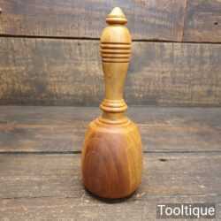 Nice Solid Cherry 5oz Woodcarving Tapping Mallet 3” Head - Unused