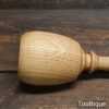 Nice Solid Oak 5oz Woodcarving Tapping Mallet 3” Head - Unused