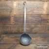 Antique 21” Blacksmith’s Hand Forged Drenching Ladle - Good Condition