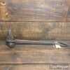 Antique Blacksmith’s Rodded Top Swage With 3/8” Channel - Good Condition