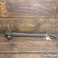 Antique Blacksmith’s Rodded Top Swage With 3/8” Channel - Good Condition