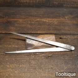 Vintage 9 ¾” Internal & External Steel Caliper Divider - Good Condition