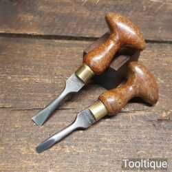 Nice Pair W. Marples Carpenter’s Short Strong Cabinet Blade Screwdrivers