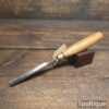 Vintage C. Nurse & Co Carpenter’s 7/16” Gouge Chisel - Sharpened Honed