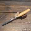 Vintage C. Nurse & Co Carpenter’s 7/16” Gouge Chisel - Sharpened Honed