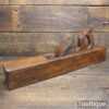 Vintage Carpenter’s 22” Beechwood Trying Plane - Lapped Flat