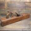 Vintage Carpenter’s 22” Beechwood Trying Plane - Lapped Flat