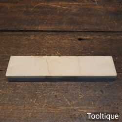 Vintage 7” x 1 ½” Natural Belgian Coticule Fine Honing Oilstone - Lapped Flat