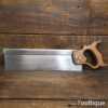 Vintage Spear & Jackson Leap Frog 14” Steel Back Tenon Saw - Sharpened