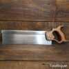 Vintage Spear & Jackson Leap Frog 14” Steel Back Tenon Saw - Sharpened