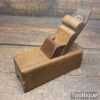 Vintage Carpenter’s Beechwood Sliding Box Chamfer Plane - Good Condition
