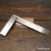 Vintage Moore & Wright Engineer’s 6 ¼” Steel Square - Good Condition