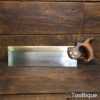 Cracking Vintage J. Frost Norwich 14” Special Brass Back Tenon - Sharpened