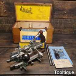 Vintage Boxed Record No: 405 Combination Plough Plane - Fully Refurbished