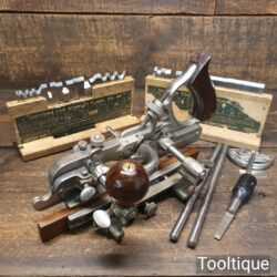 Vintage Stanley Sweetheart USA No: 45 Combination Plough Plane - Good Condition