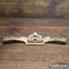 Vintage Macrome Adjustable Flat Soled Brass Spokeshave - Fully Refurbished