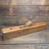Rare Unusual Vintage W. Marples & Sons 22” Skew Mouthed Beechwood Shooting Plane