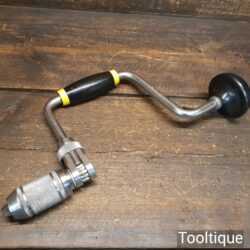 Vintage Stanley No: 144 Mrk 4 Carpenter’s Ratchet Brace 10” Swing - Good Condition